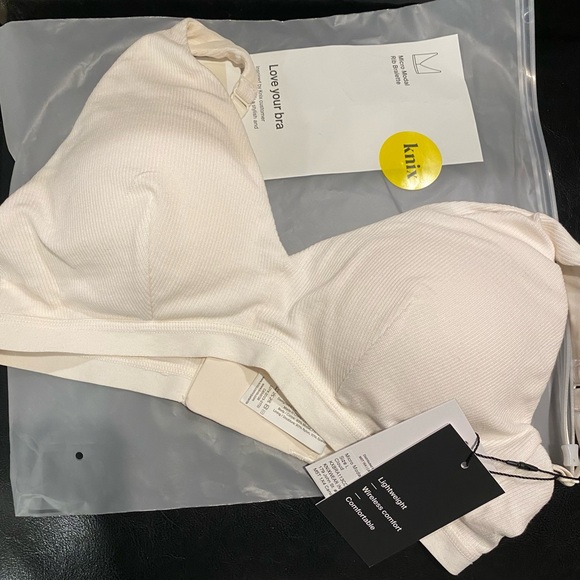 KNIX BRA White. Modal Fabric. Tags On - Picture 2 of 4